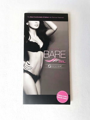 Sciton Joule Forever Bare BBL IPL Hair Removal Treatment Patient Brochures QTY10