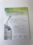 NEW Sciton Joule Lasers For Body Procedures Cellulite Device Marketing One Sheet
