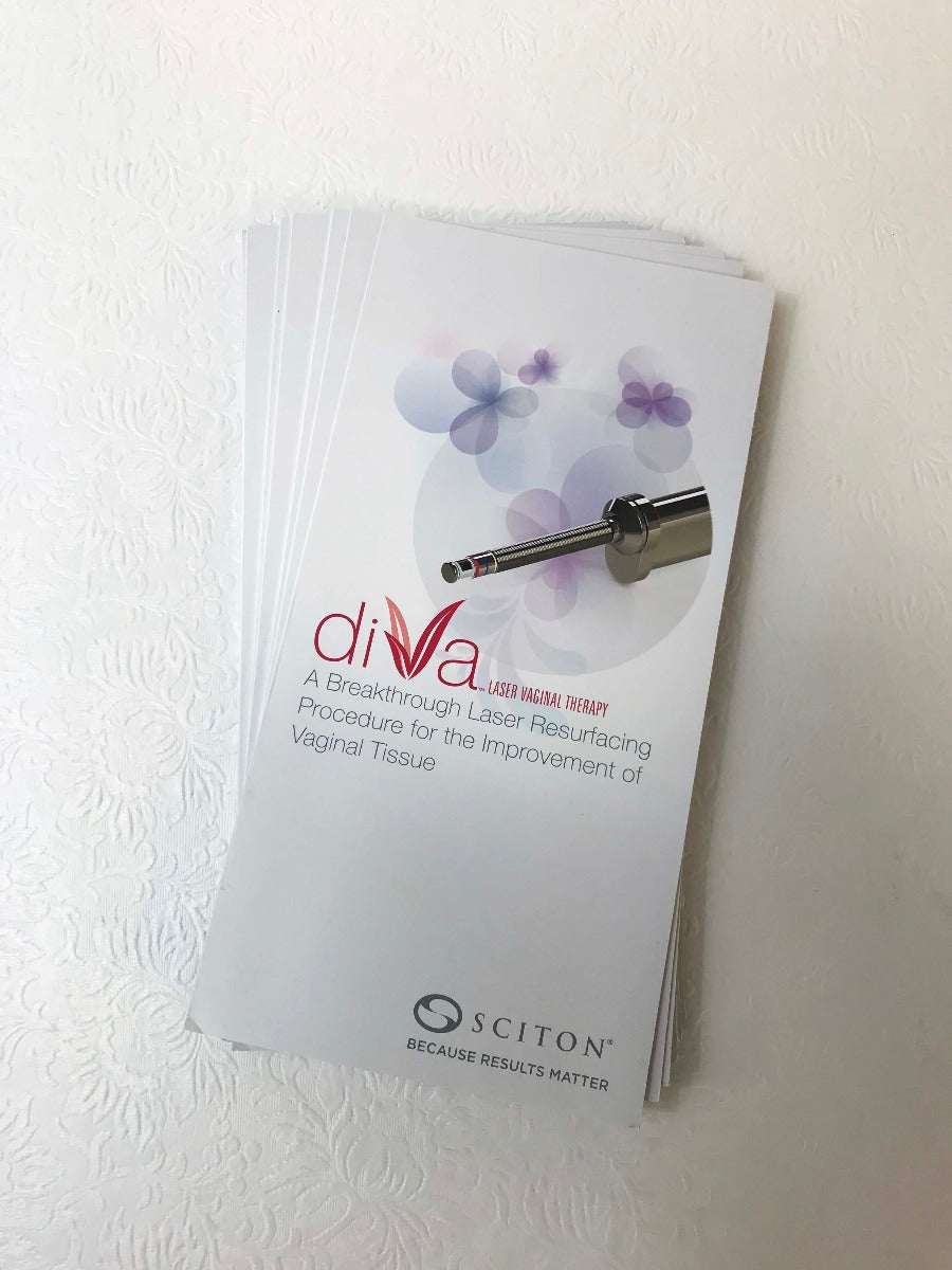 Sciton Joule DiVa Laser Vaginal Rejuvenation Expansion Device Brochures 15 Pack