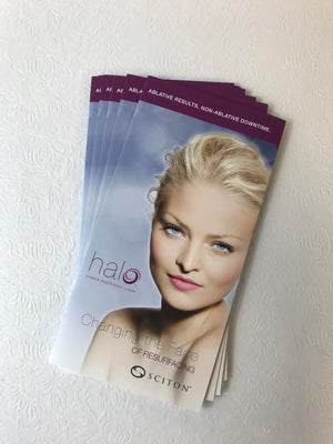 Sciton Joule Halo Non-Ablative Laser Skin Resurfacing Patient Brochures 9 Pack
