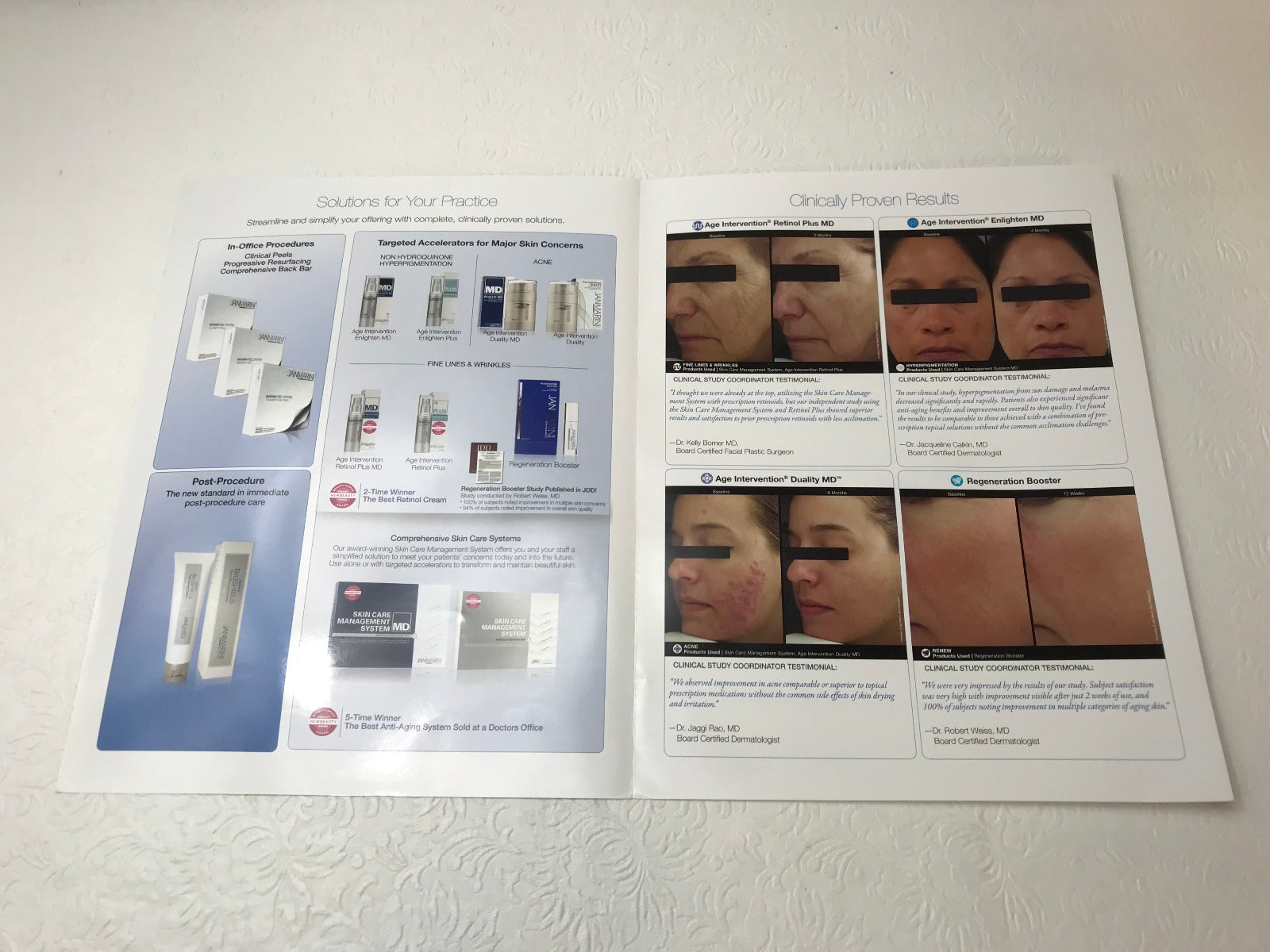 Jan Marini Skin Care Age Intervention Clinical Practice Product Portfolio QTY 20