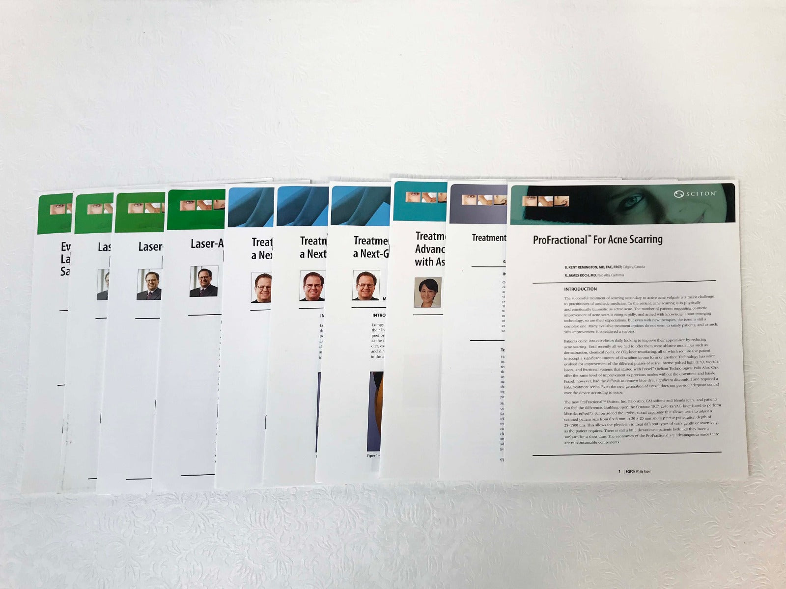 Sciton Joule Mixed Laser Procedure White Paper Technical Clinical Reports QTY 10