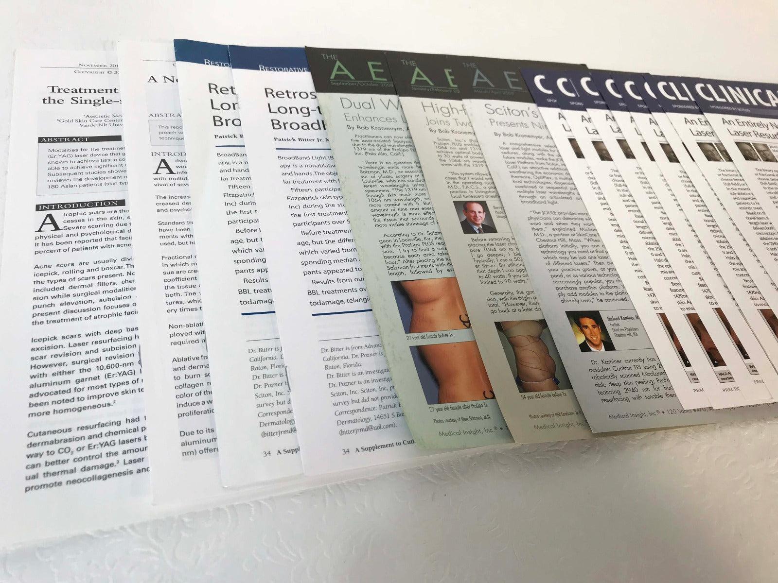 Sciton Joule Laser Mixed Clinical Articles Halo BBL ProFractional Er:YAG QTY 16