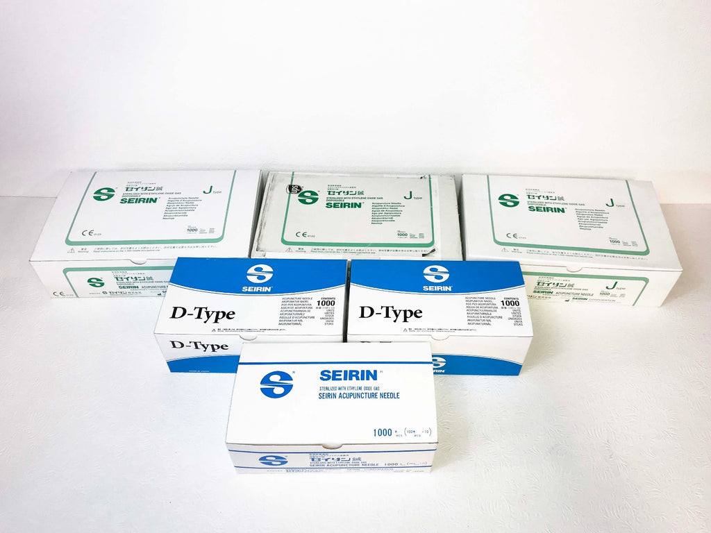 Seirin Type D & J Acupuncture Needles 0.16x30mm & 0.16x15mm Expired (x4900 Pcs)