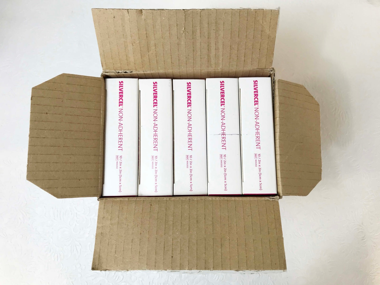 Silvercell 2x2" Non-Adherent Antimicrobial Silver Alginate Dressings x235 Pcs