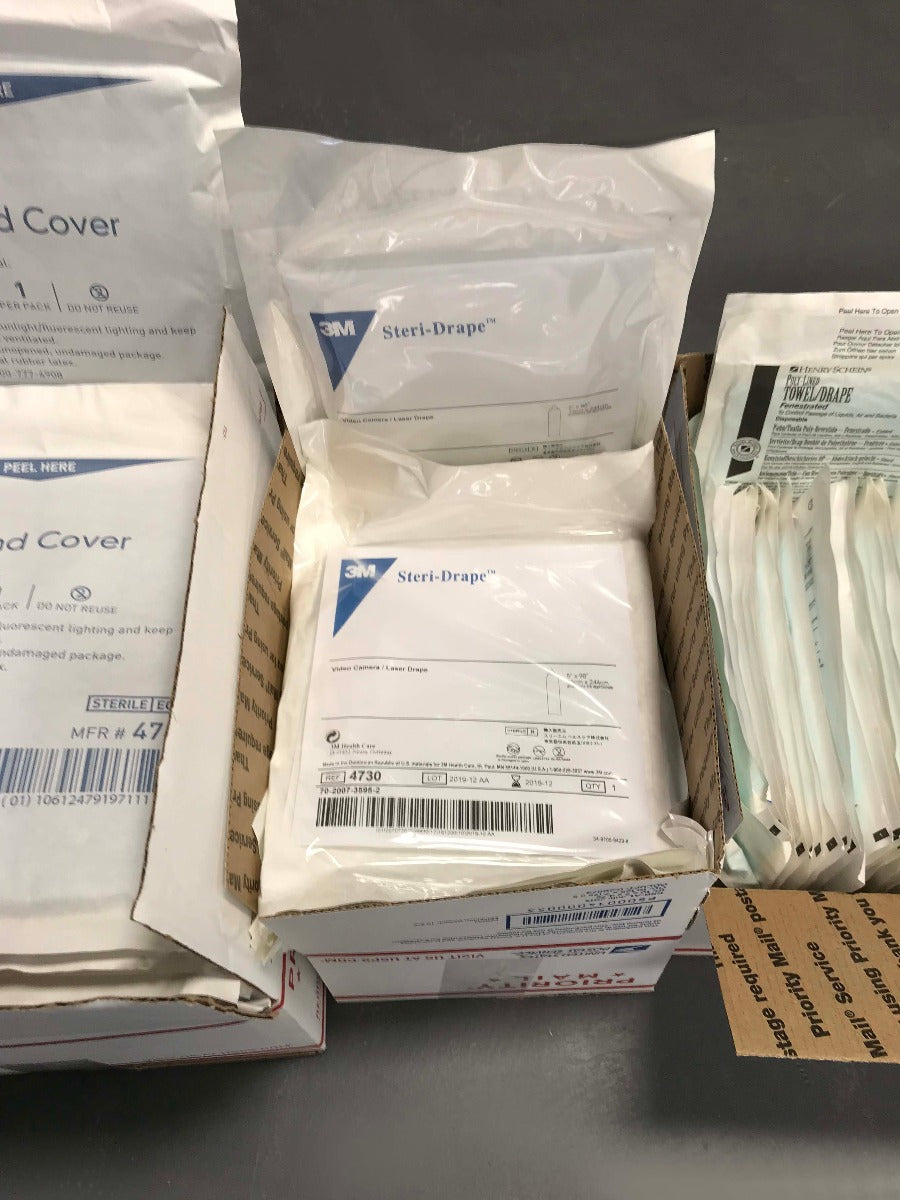 Mixed Surgical Drapes Gowns Mayo Stand Covers Converters Steri-Drape 4730 280pc