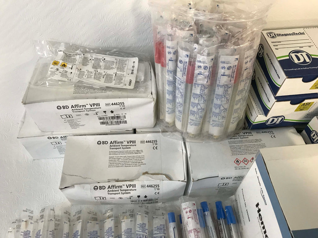 Mixed Lot 223 Patient Screening Collection Kits Swabs Transport Systems