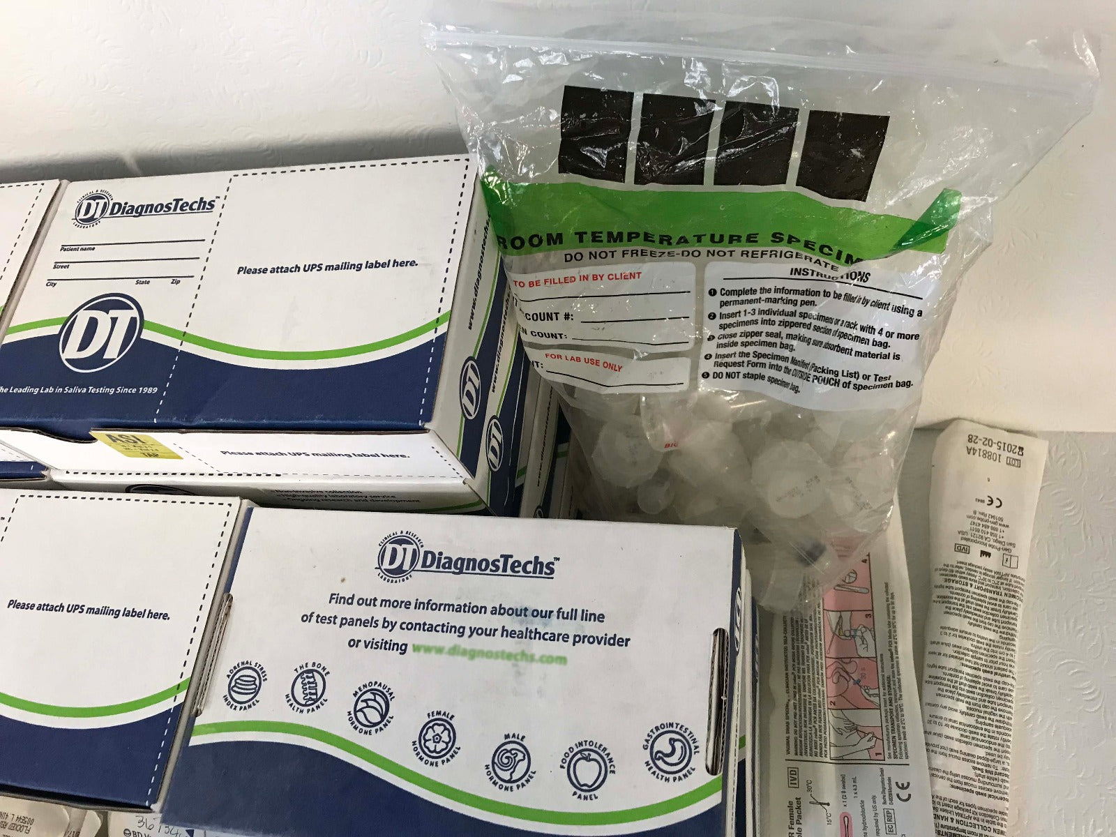 Mixed Lot 223 Patient Screening Collection Kits Swabs Transport Systems