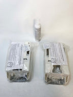Set of 2 Henry Schein MaxiClens Manual Hand Instant Sanitizer Dispenser 112-5988