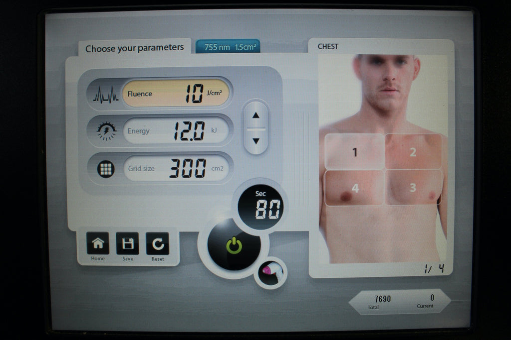 2018 Alma Soprano ICE Platinum Diode Laser ALEX Handpiece 755 nm LOW SHOTS! 7690