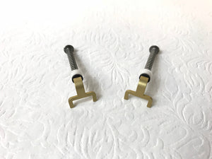 Palomar Lux IR Fractional Handpiece Metal Skin Contact Fork Spring Pins AS IS