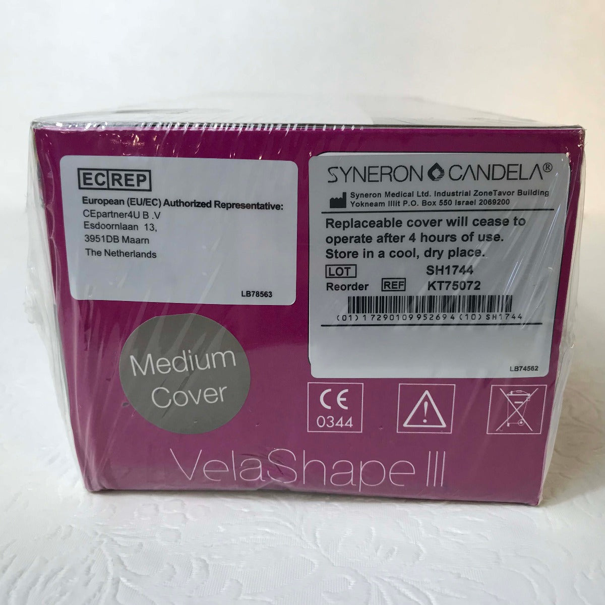 Syneron Candela VelaShape III VContour Medium Covers - 4 Hours - 5 Pack KT75072