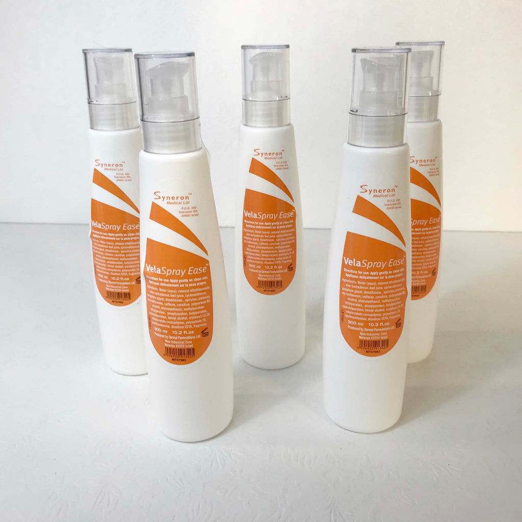 Pack of 5 - 300mL Bottles Syneron VelaSpray Ease Vela Shape Spray - MT47983