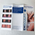 BTL EMSCULPT Body Sculpting Muscle Tone Building Treatment Brochures 100 Pack