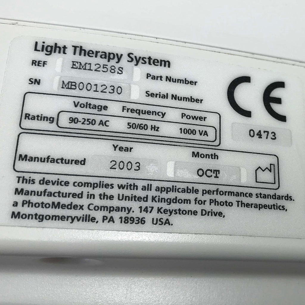 2004 PhotoMedex Omnilux Blue Photodynamic Light Therapy PDT EM1310 * PARTS AS-IS