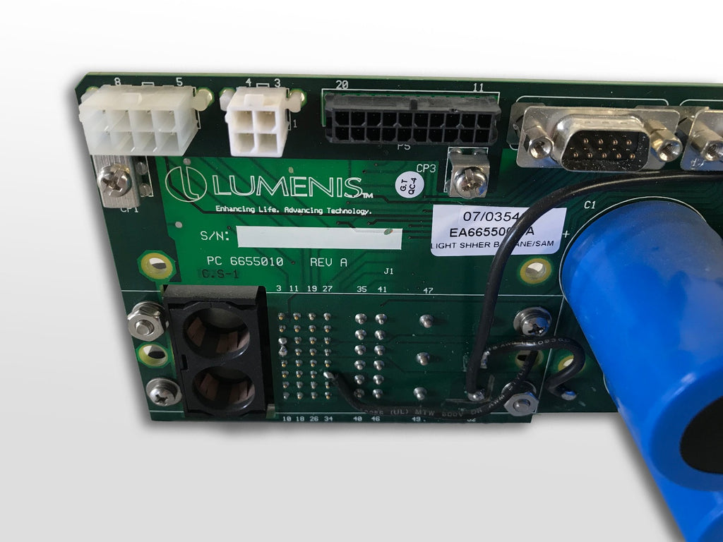 Lumenis Lume One Laser LightSheer Capacitor Board B.PLANE/SAM 6655010 PART AS IS