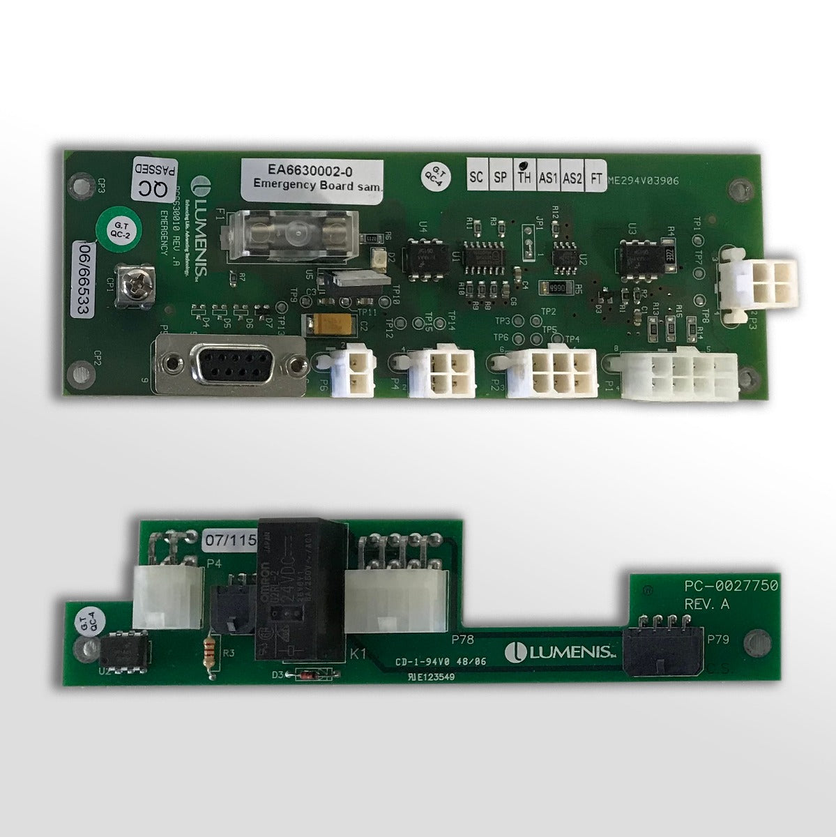 Lumenis Aluma Laser Emergency Board PCB Assembly PC0027750 PC6630010 FOR PARTS