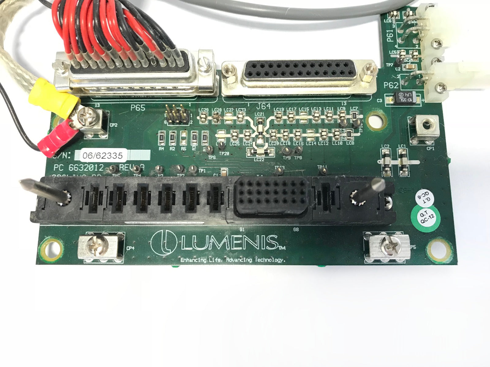 Lumenis Lume One Laser Cooling Back Plane PCB Assembly PC6632012 EA6632001 AS IS