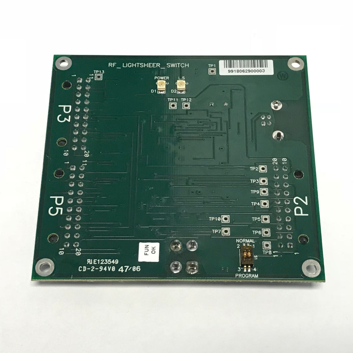 Lumenis Lume One Laser Light Sheer RF Switch PCB Assembly PC6960011 FOR PARTS