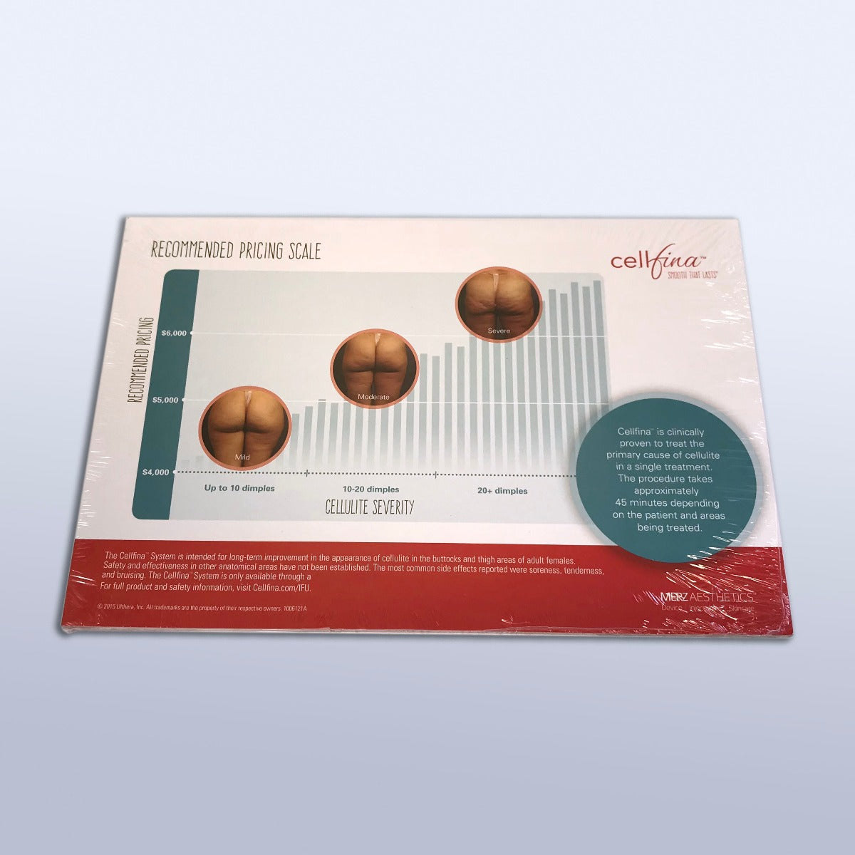 Ulthera Cellfina Recommended Pricing Scale Patient Information Sheets - 10 Pack