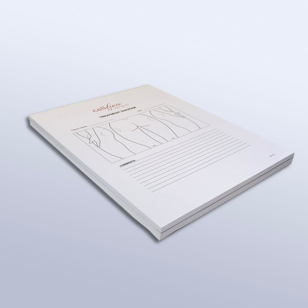 Ulthera Cellfina Subcision Patient Treatment Diagram Paper Forms - 97 Sheet Pack