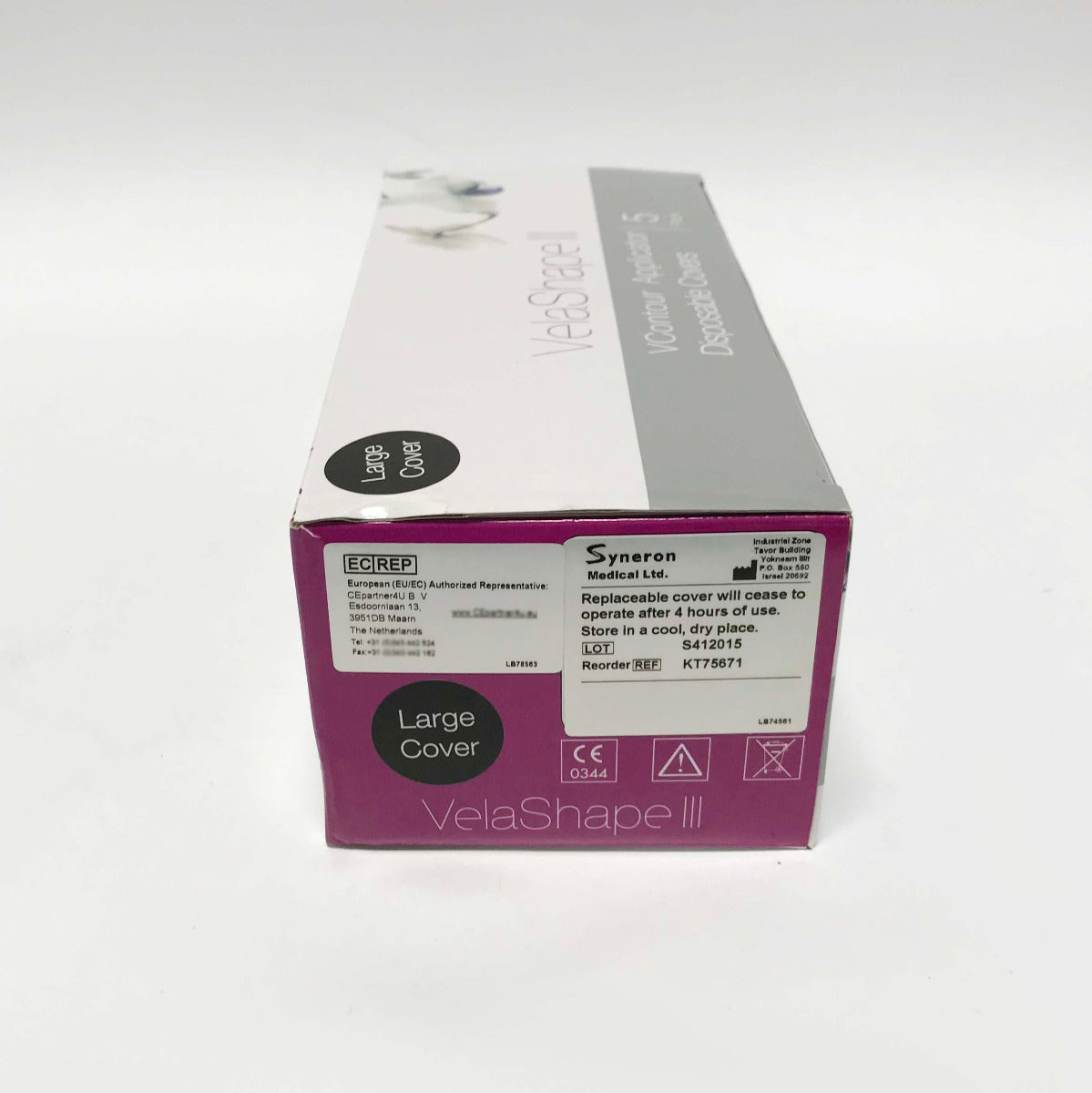 Syneron VelaShape III Large 4 Hour V Contour Applicator Covers 5-PACK KT75671