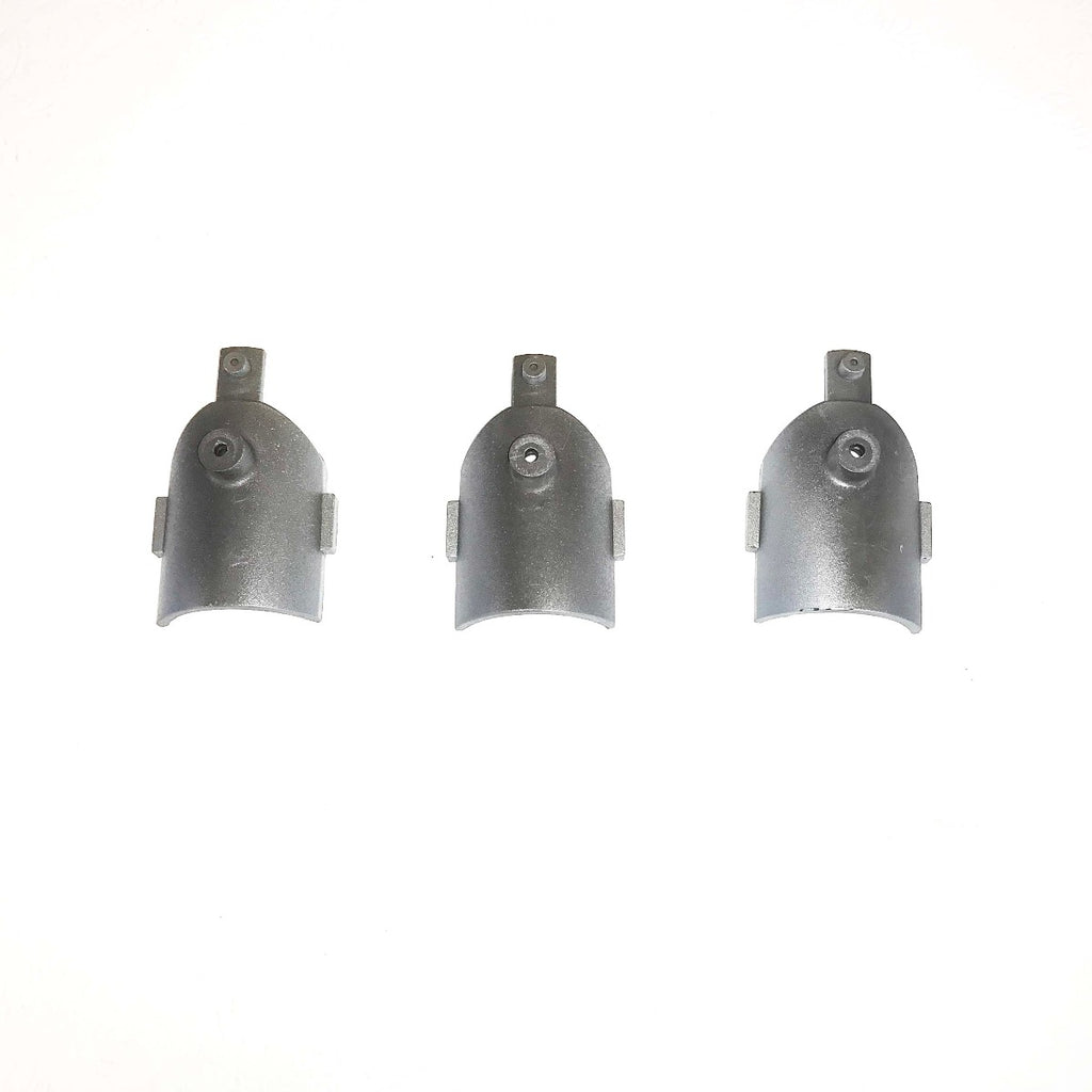 Set of 3 Lumenis Lume One Laser Handpiece Port Plugs Curved Plastic Covers AS IS