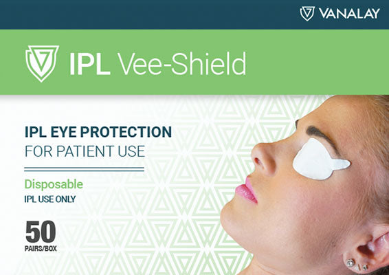 VANALAY IPL Vee-Shield Disposable Eye Shields - Box of 50 Pairs