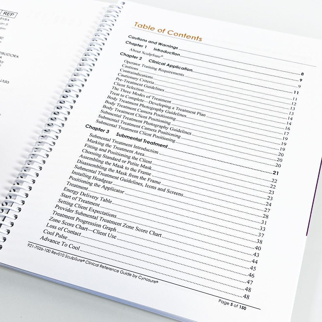 2019 Cynosure SculpSure Laser Sculpting Sculp Sure Clinical Reference Guide REV10