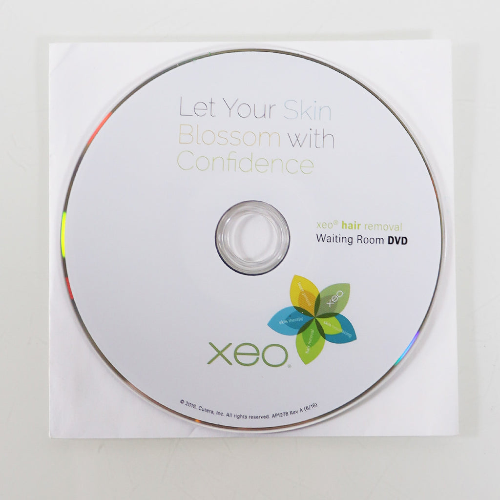 Cutera Xeo Hair Removal Waiting Room Marketing DVD AP1278 06/2016