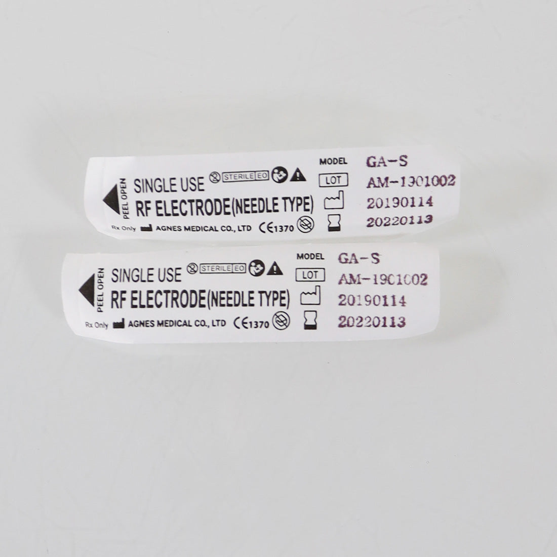 AGNES Medical GA-S Micro-Insulated Tips EXP 2022 (Pack of 2)