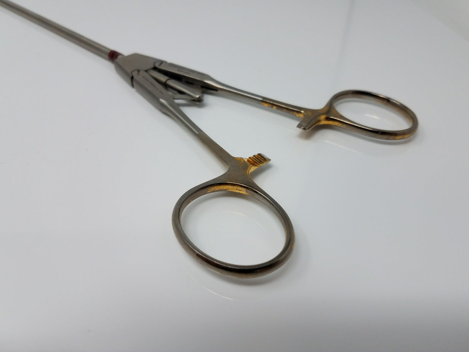 Jarit 600-253 Endoscopic in-line Needle Holder Germany Stainless Steel Surgical