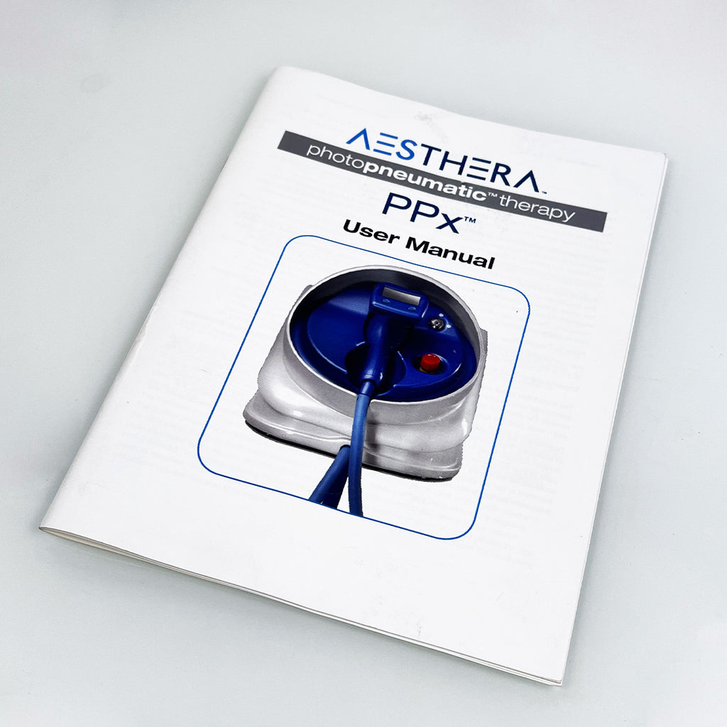 Aesthera Photopneumatic Therapy PPx User Manual 40-00500-00