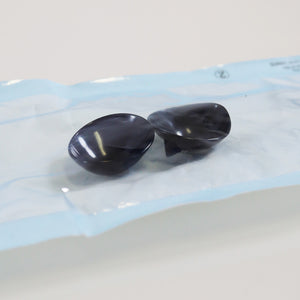 Inner Ocular Laser Patient Eyeshield Plastic Black Medium Size Eye Shield Set
