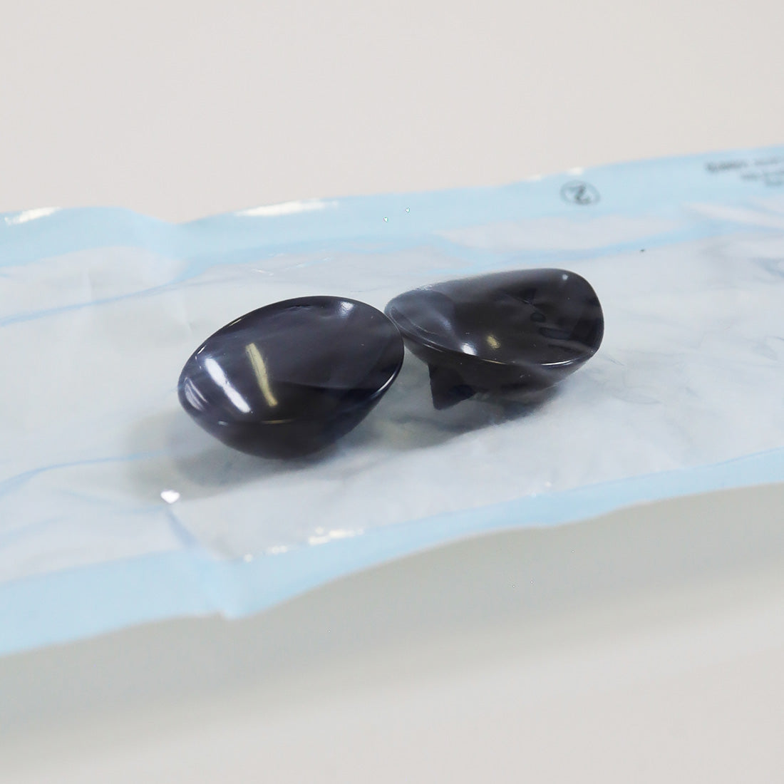 Inner Ocular Laser Patient Eyeshield Plastic Black Medium Size Eye Shield Set