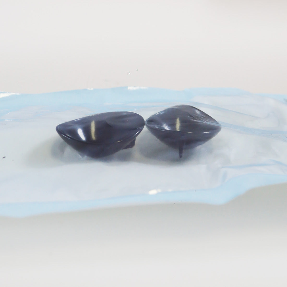 Inner Ocular Laser Patient Eyeshield Plastic Black Medium Size Eye Shield Set