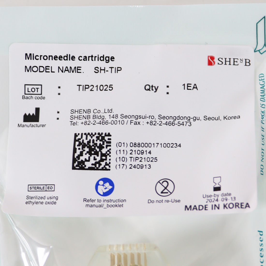Vivace Microneedle Tip Cartridge SH-TIP - Single Tip (09/13/2024)