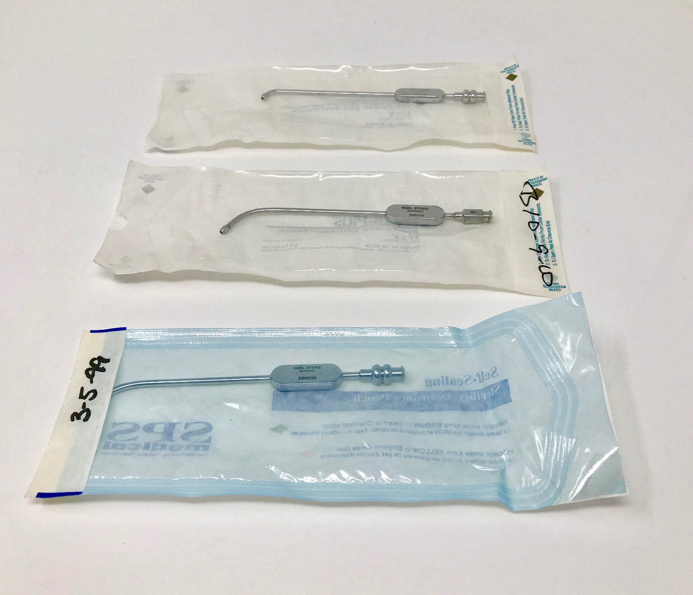 Karl Storz 586230 Antrum Cannula Luer Lock Curved 3mm 12.5cm Carl Stores Lot of 3