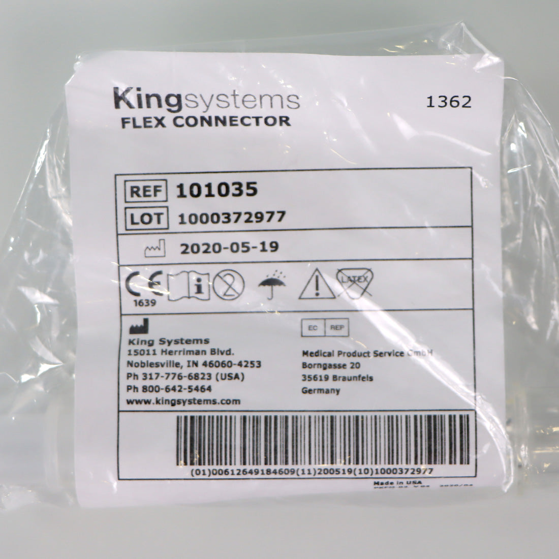 King Systems Flex Connector 101035