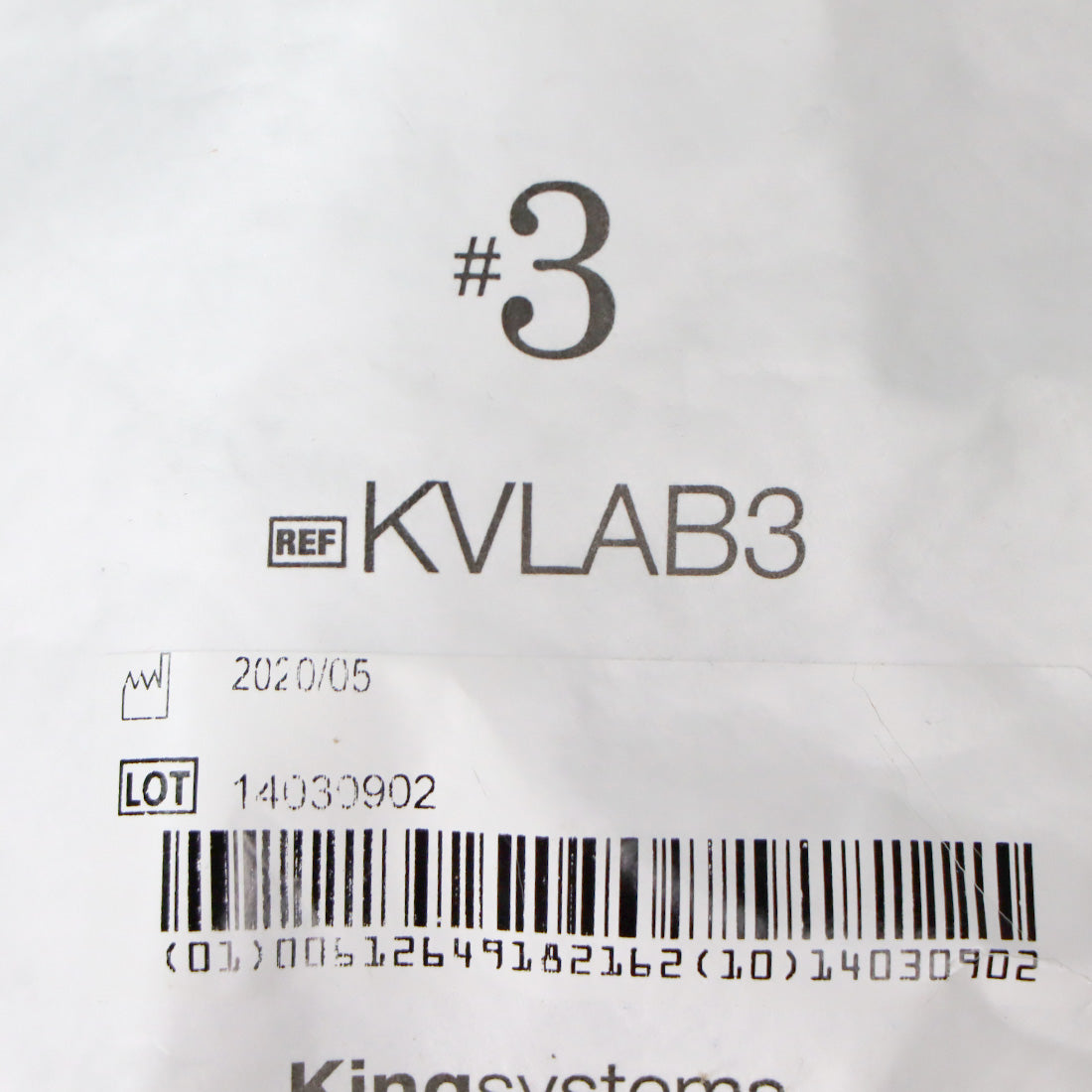 King Vision Video Laryngoscope Standard (Non-Channeled) Sz #3 aBlade KVLAB3 Ambu