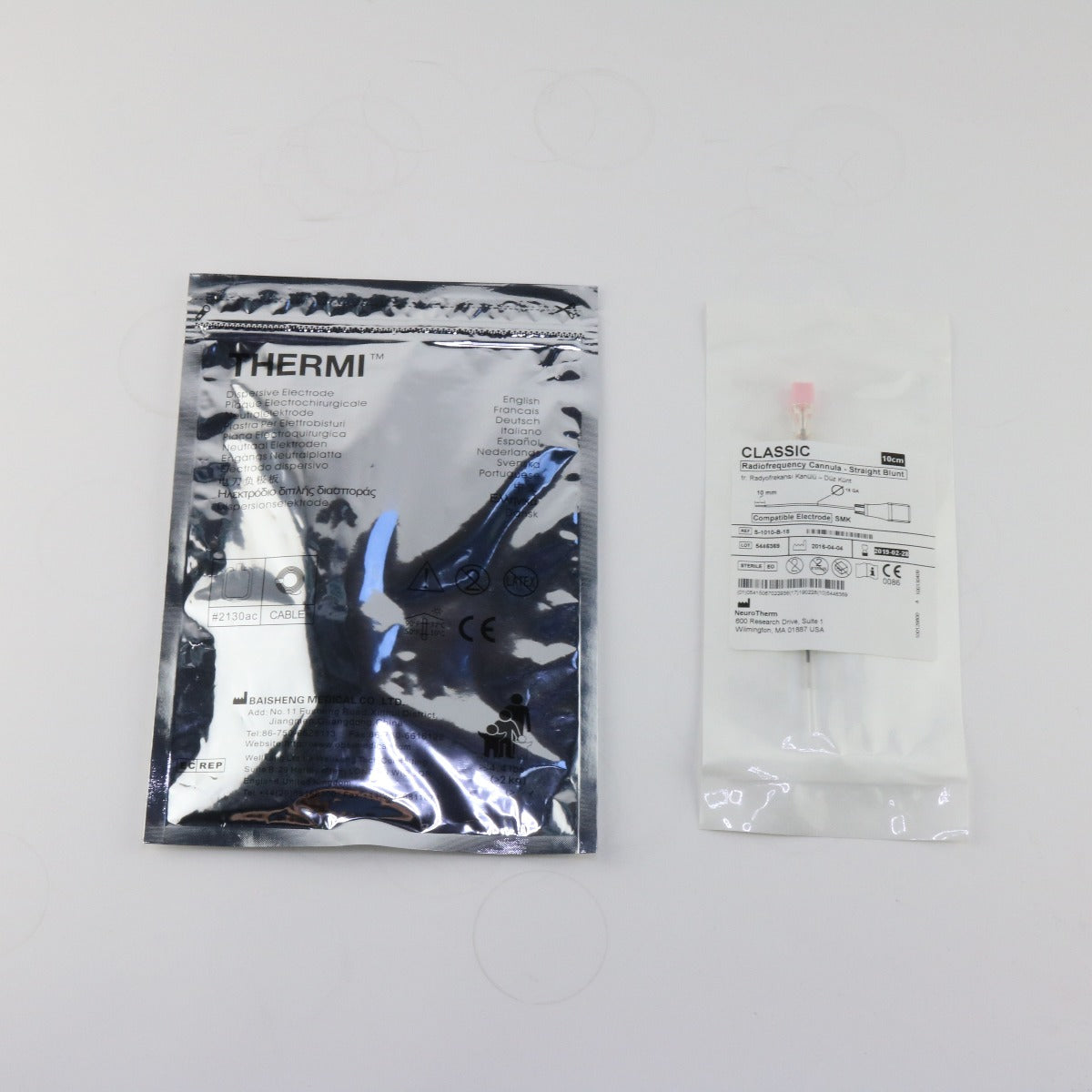 R-KIT-10-18 ThermiRF Disposable Kit Thermi RF Ground Pad Cannula EXP 2016