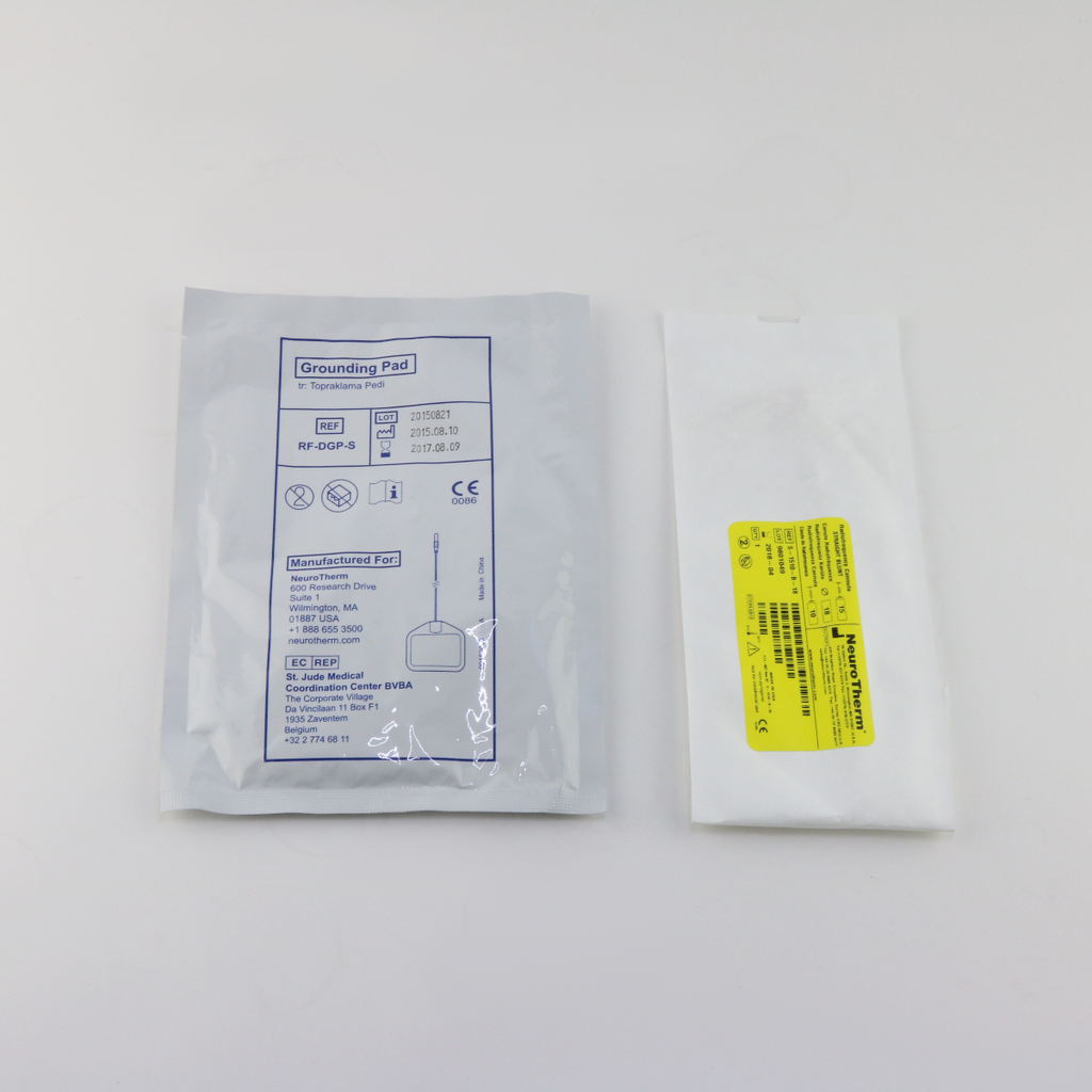 R-KIT-15-18 ThermiRF Disposable Kit Thermi RF Ground Pad Cannula EXP 2017