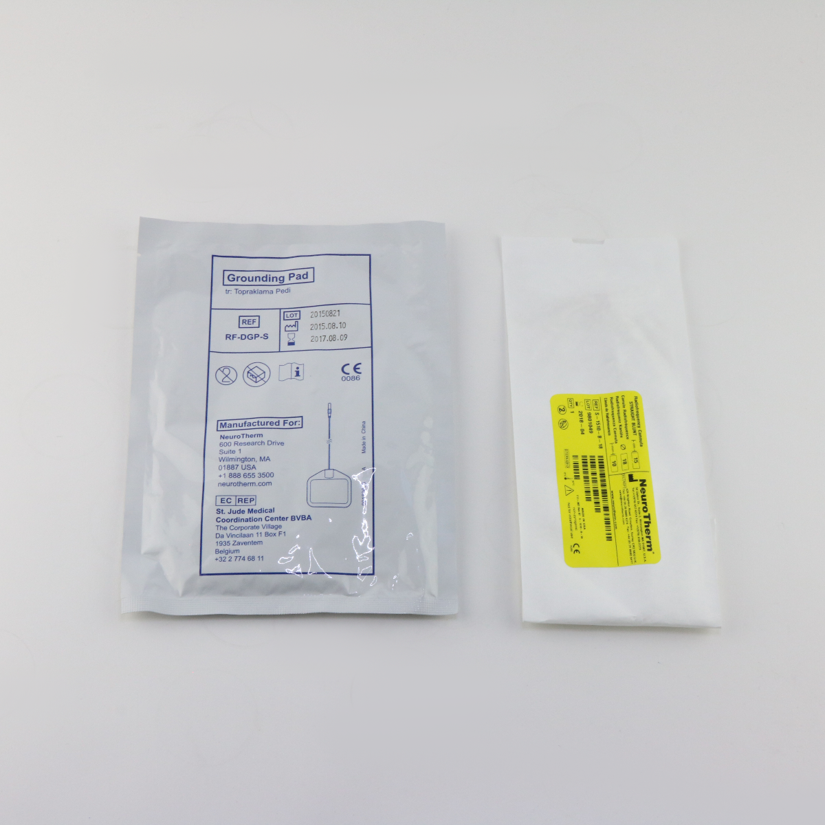 R-KIT-15-18 ThermiRF Disposable Kit Thermi RF Ground Pad Cannula EXP 2017