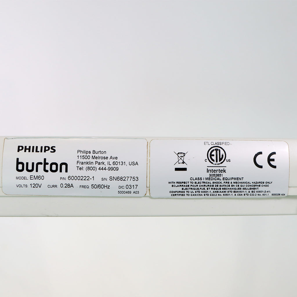 Philips Burton EM60 Portable Medical Patient Exam Light EM60