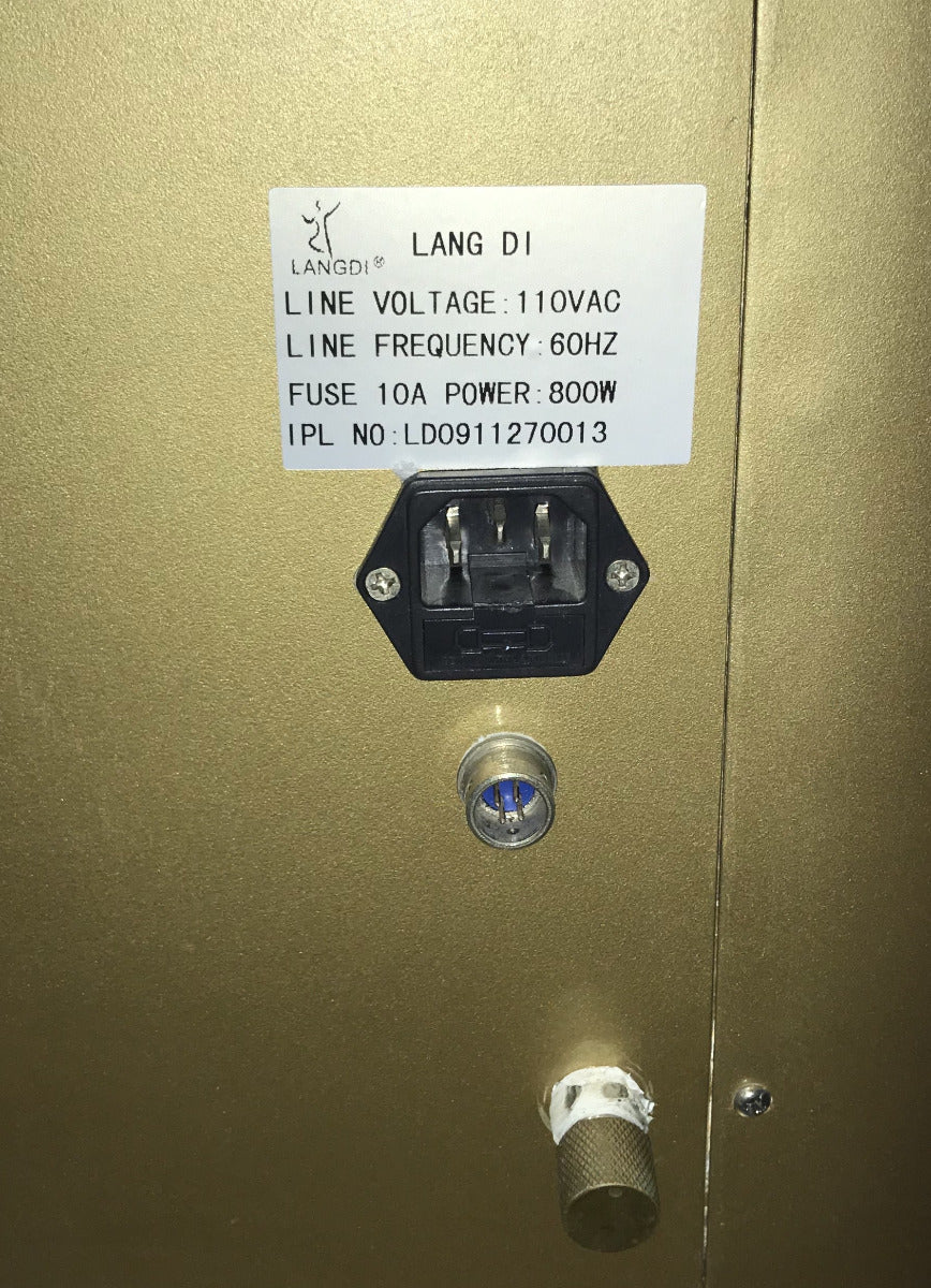 Langdi 800w IPL Laser Hair Removal Skin Rejuvenation System ** SOLD AS IS **