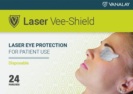Vanalay Laser Vee-Shield Laser Eye-Protection Patient Use 22 Pack