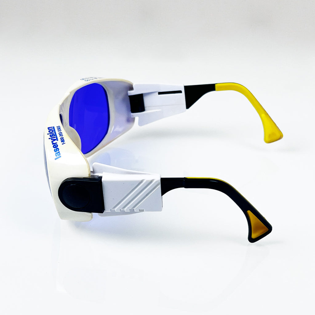 LaserVision Reliant laser Safety Glasses Light Blue Lens OD6+ 585-605nm Eyewear