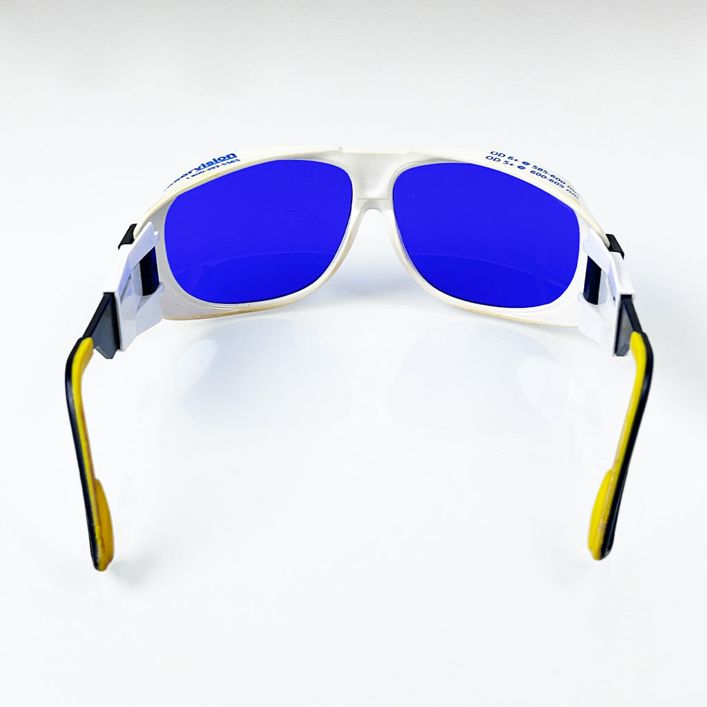 LaserVision Reliant laser Safety Glasses Light Blue Lens OD6+ 585-605nm Eyewear