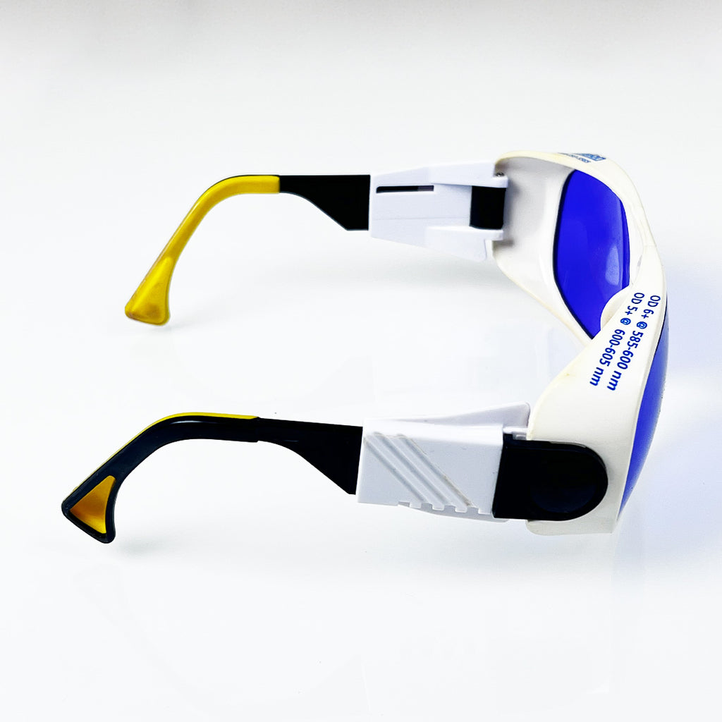 LaserVision Reliant laser Safety Glasses Light Blue Lens OD6+ 585-605nm Eyewear