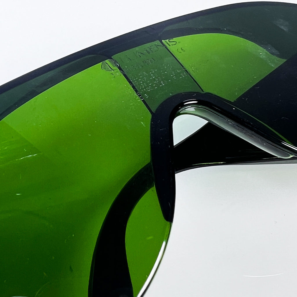 Uvex Laser Operator IPL Green Tint Safety Glasses Eye Protection W166 Parts AS IS